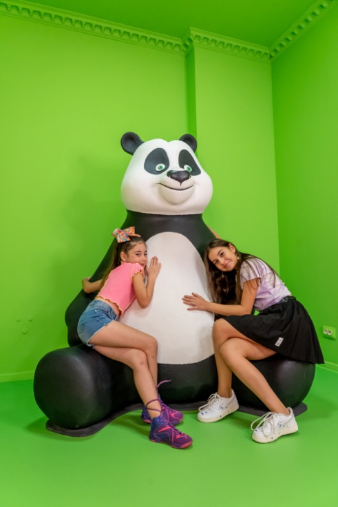 selfie museum romania panda